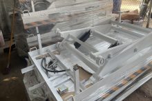 Bàn nâng hạ thủy lực 1000Kg nâng cao 4m giá 50 triệu