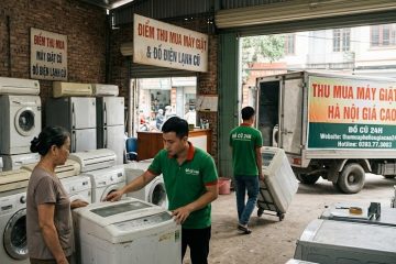 Thu mua máy giặt cũ Hà Nội giá cao nhất – Đồ Cũ 24H