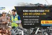 Kinh nghiệm bán phế liệu số lượng lớn hiệu quả và uy tín